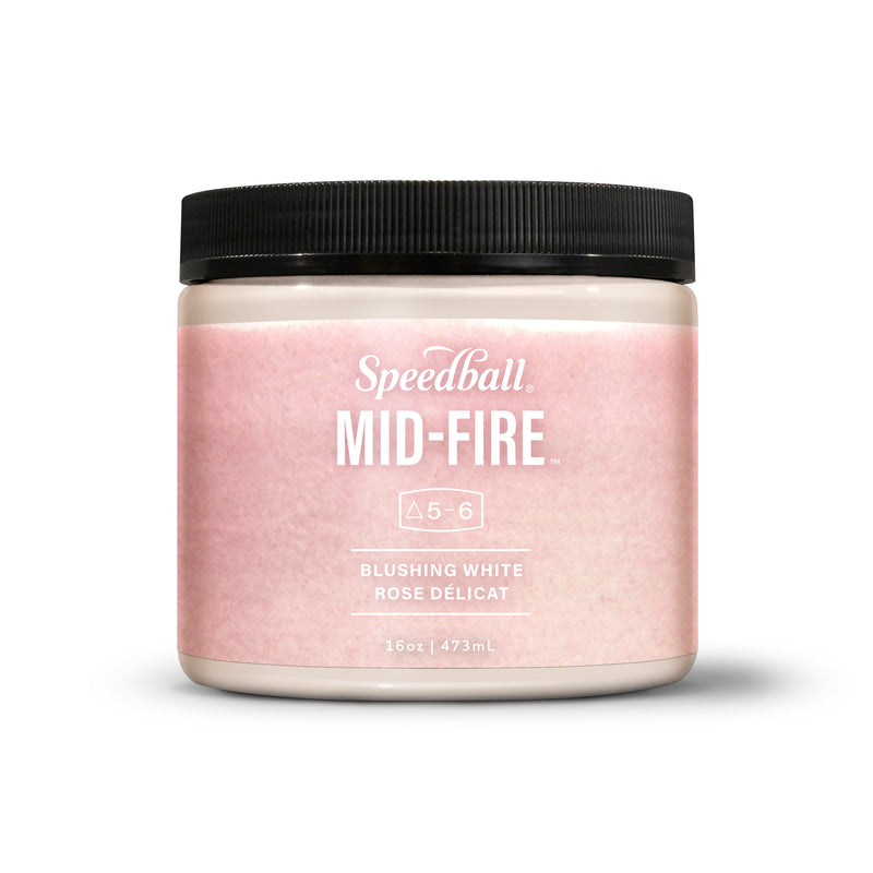Speedball Mid-Fire Blushing White Glaze