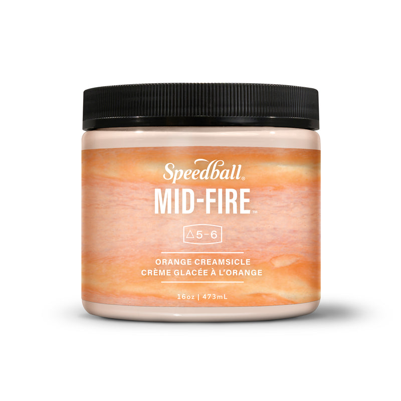 Speedball Mid-Fire Orange Creamsicle Glaze