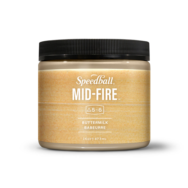 Speedball Mid-Fire Buttermilk Glaze