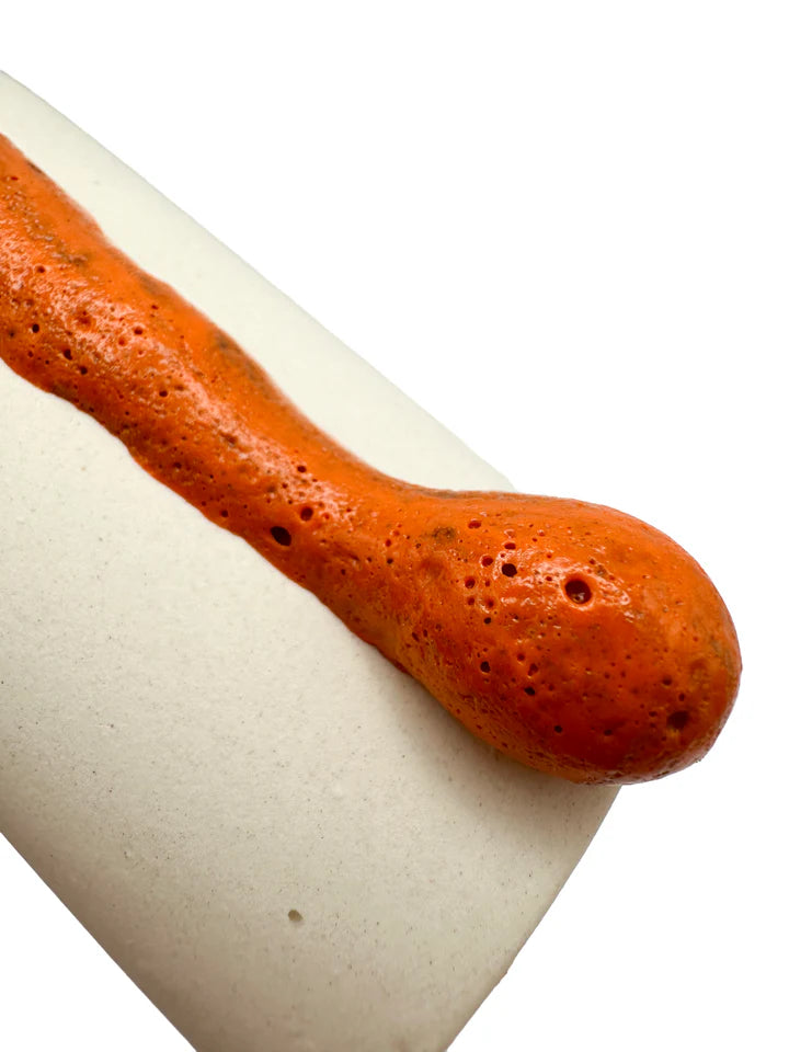 Ritual Glaze △5-6 Foam Gloop - Orange Peel
