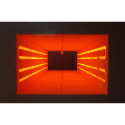 Deep chamber at temperature with glowing elements - Evenheat Knife Oven - KF 45 Extreme