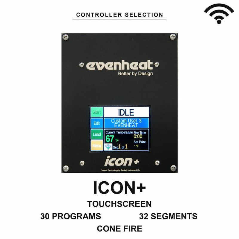 Icon+ controller - Evenheat Ceramic Kiln - High Fire 1210B