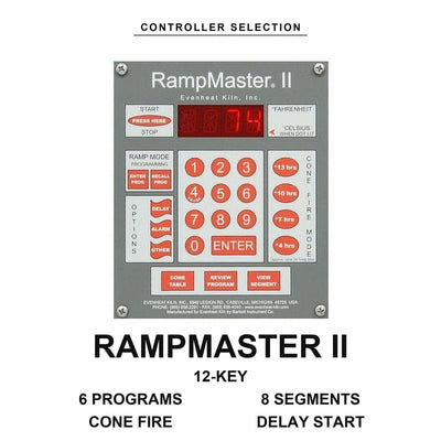 Rampmaster II controller - Evenheat Ceramic Kiln - High Fire 1413