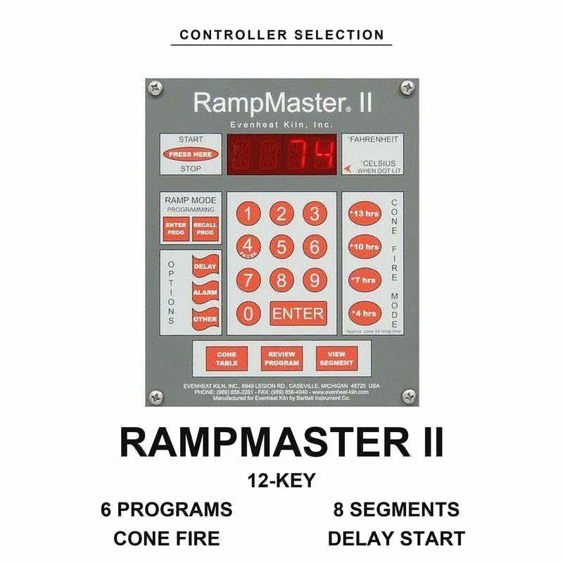 Rampmaster II controller - Evenheat Ceramic Kiln - High Fire 1413
