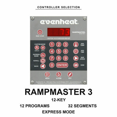 Rampmaster 3 controller - Evenheat Glass Kiln - Studio Pro 17