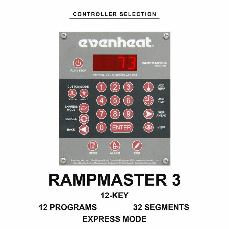 Rampmaster 3 controller - Evenheat Heat Treat Oven - HT-1