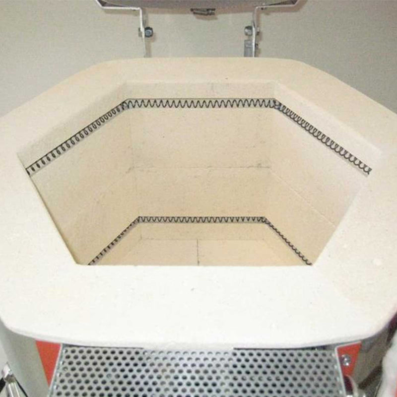 Lid open - Jen-Ken AF3P 11/9 Glass Kiln with 4" Door