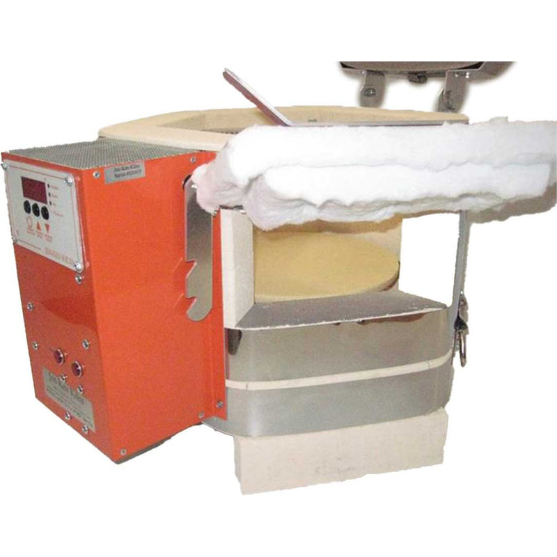 Lid open - Jen-Ken AF3P 11/9 Glass Kiln with 4" Door