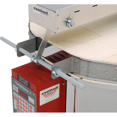 Lid lift bar and hinge with RampMaster II control - Evenheat Ceramic Kiln - High Fire 2918