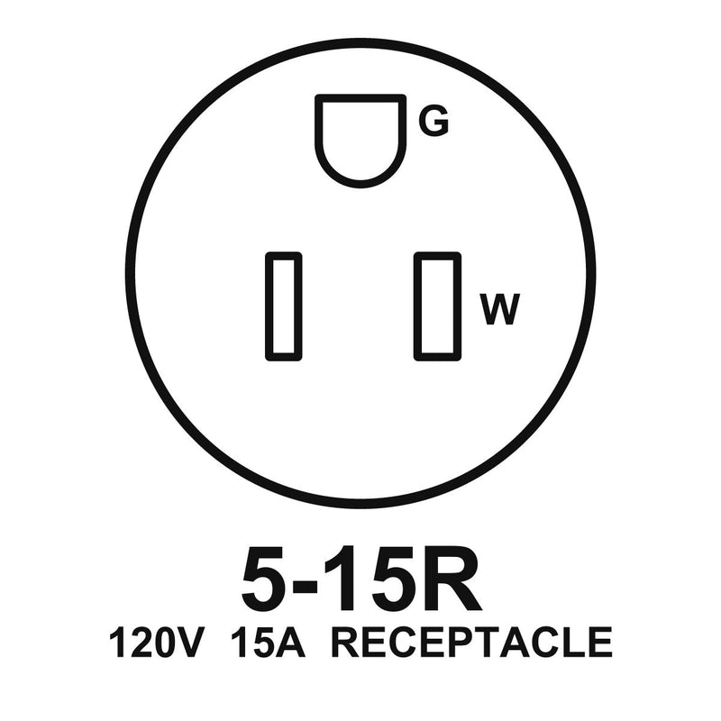 NEMA 5-15R receptacle required (120V, 15A) - Olympic Kiln - 126GFE