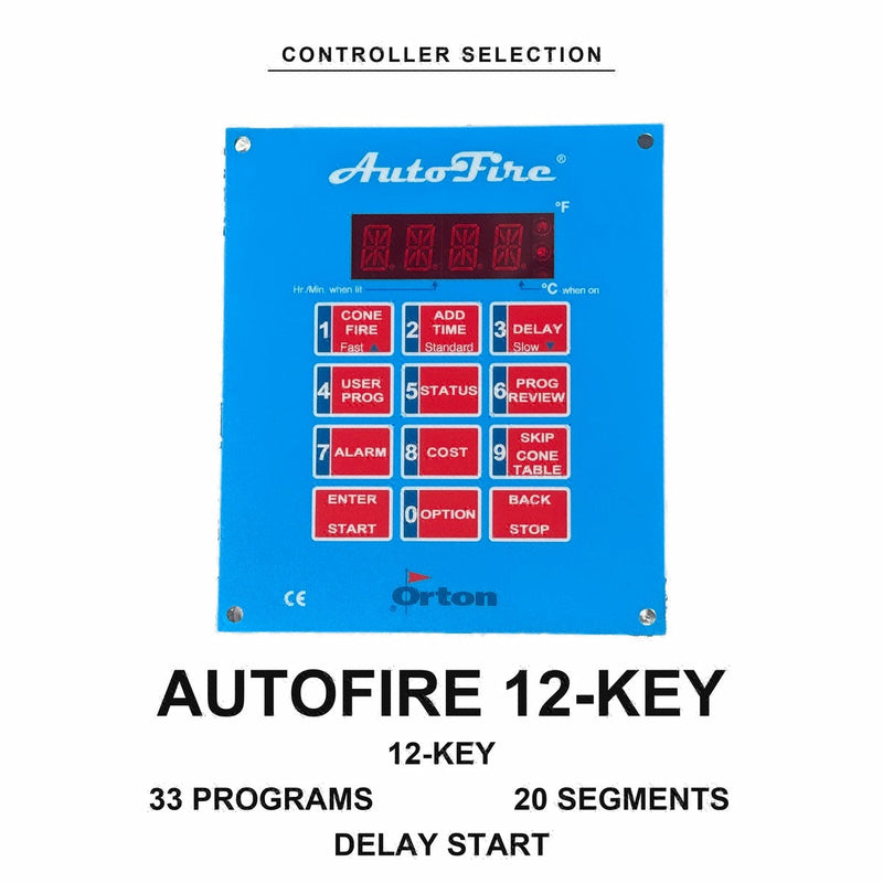 AutoFire 12-Key controller - Jen-Ken AF3P 18-E 15" Glass Kiln