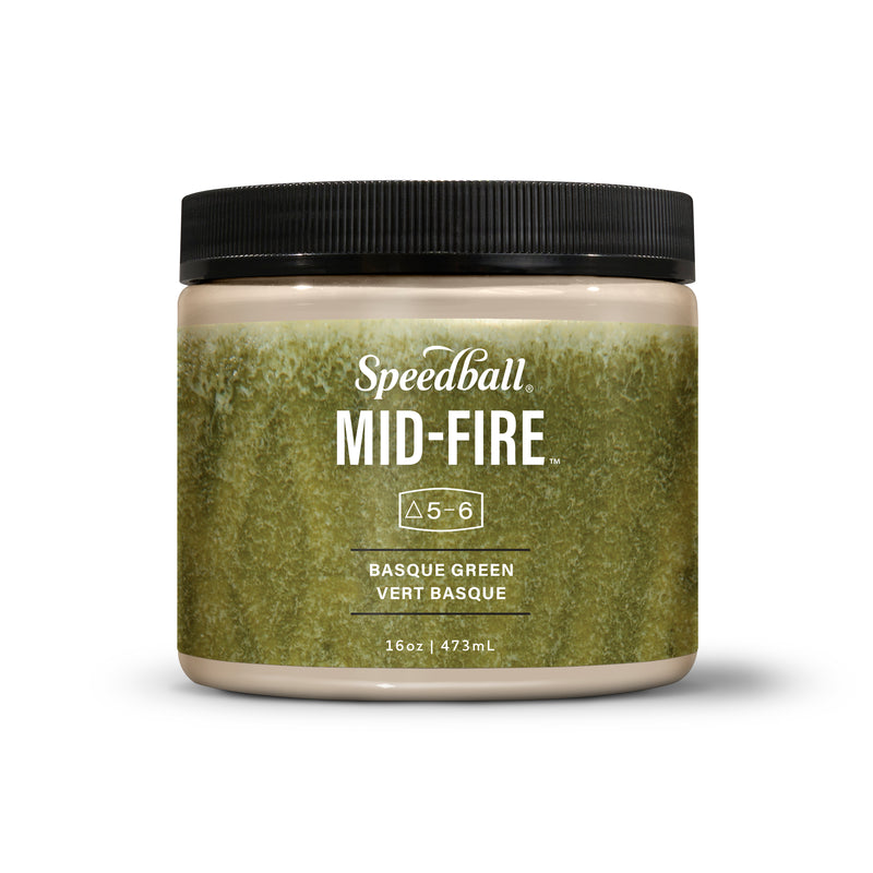 Speedball Mid-Fire Basque Green Glaze - Soul Ceramics