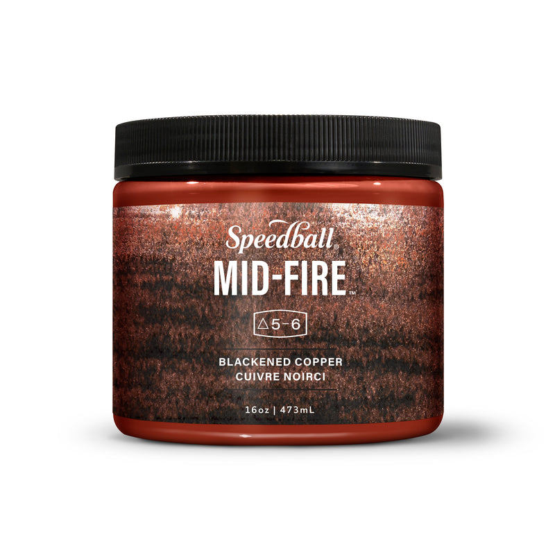 Speedball Mid-Fire Blackened Copper Glaze - Soul Ceramics