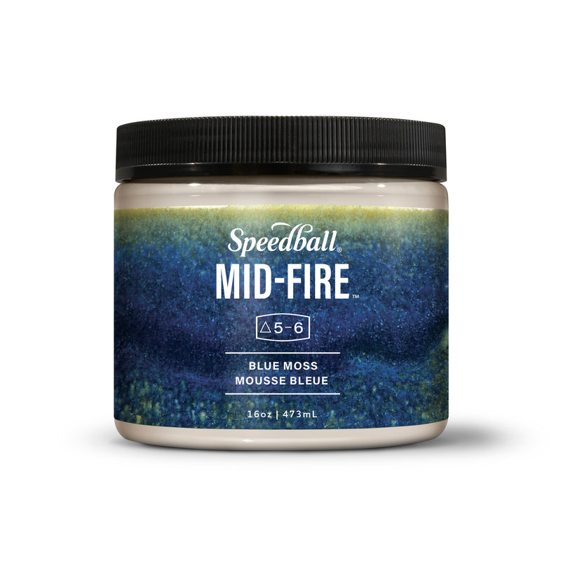 Speedball Mid-Fire Blue Moss Glaze - Soul Ceramics