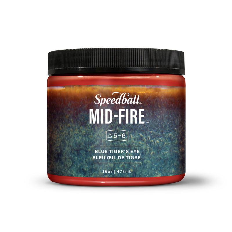 Speedball Mid-Fire Blue Tiger's Eye Glaze - Soul Ceramics