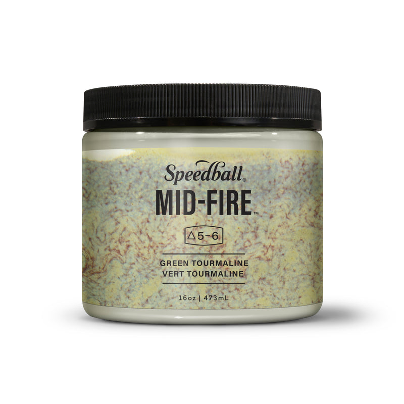 Speedball Mid-Fire Green Tourmaline Glaze - Soul Ceramics