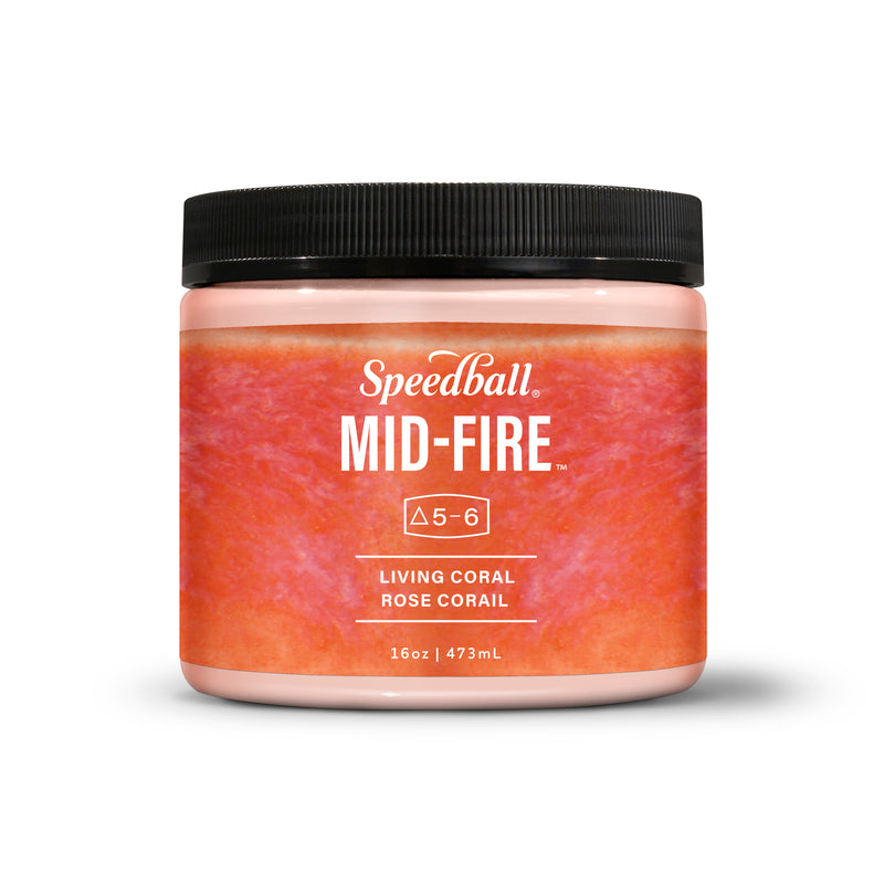 Speedball Mid-Fire Living Coral Glaze - Soul Ceramics