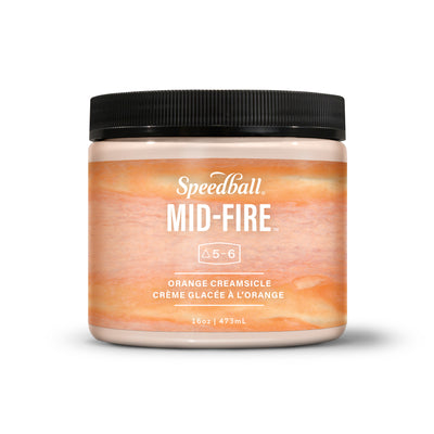Speedball Mid-Fire Orange Creamsicle Glaze - Soul Ceramics