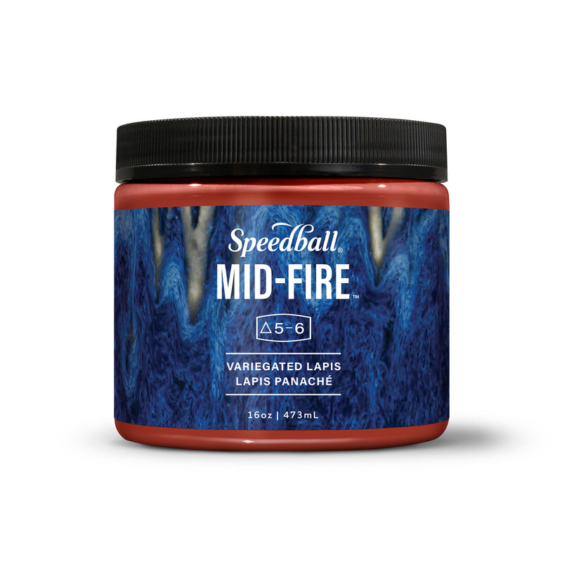 Speedball Mid-Fire Variegated Lapis Glaze - Soul Ceramics