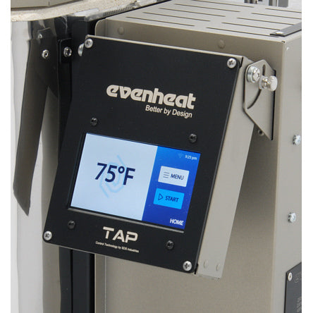 TAP controller on Swing View mount - Evenheat Glass Kiln - GTS 24