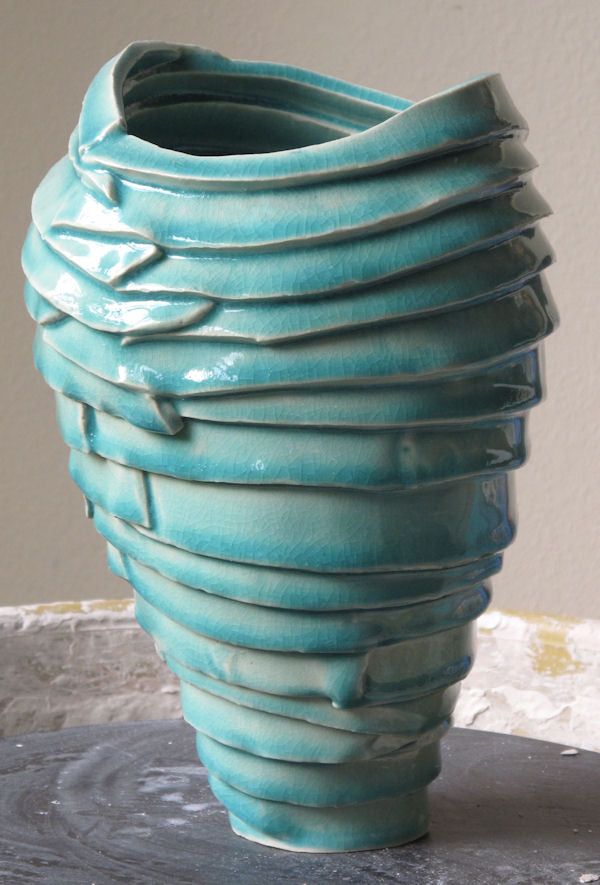 Coyote Crazed Copper Glaze