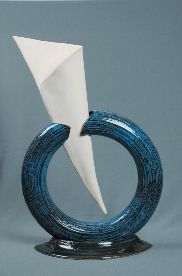 Coyote Mottled Blue Glaze