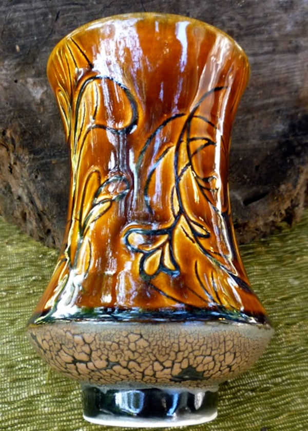 Coyote Chocolate Crawl Glaze