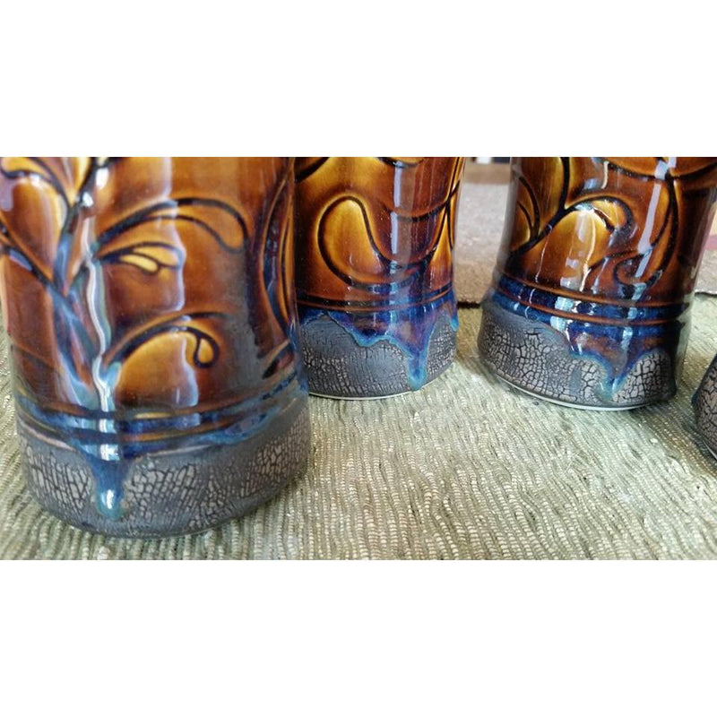 Coyote Chocolate Crawl Glaze - Soul Ceramics
