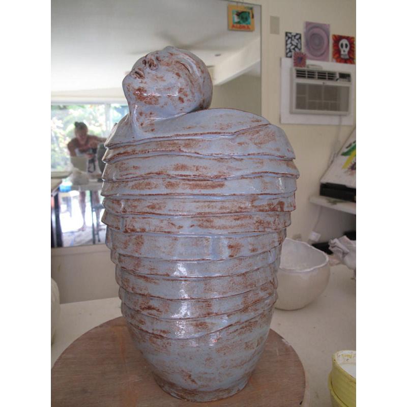 Coyote Light Blue Shino Glaze - Soul Ceramics