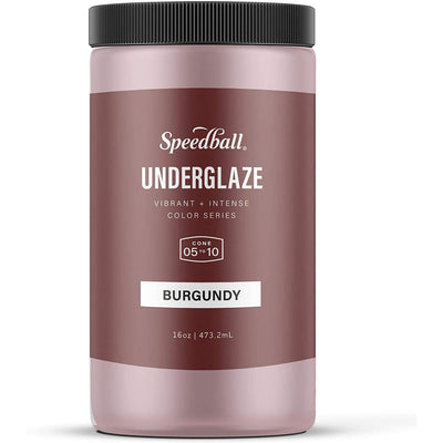Speedball Burgundy Underglaze - Soul Ceramics