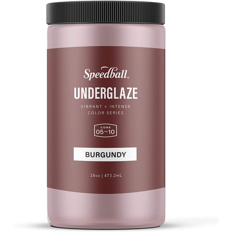 Speedball Burgundy Underglaze - Soul Ceramics