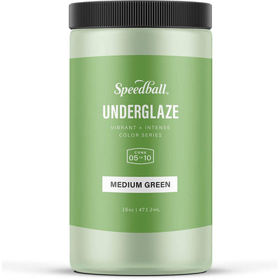 Speedball Medium Green Underglaze - Soul Ceramics