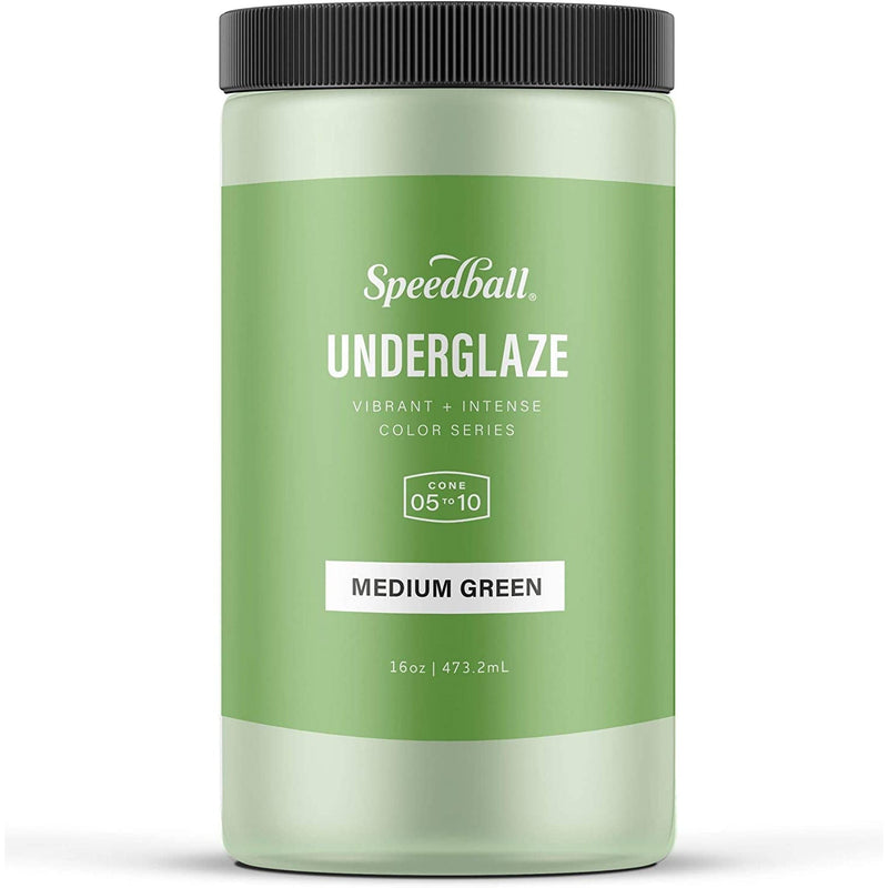 Speedball Medium Green Underglaze - Soul Ceramics