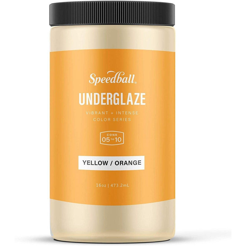 Speedball Yellow/Orange Underglaze - Soul Ceramics